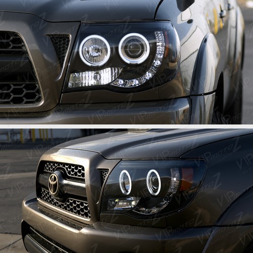 For 2005-2011 Toyota Tacoma HALO LED Projector Headlights Pre Runner X ...