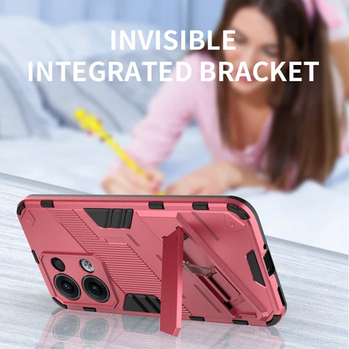 For OPPO Reno13 Pro 5G Luxury Hybrid Armor Stand Hard Dual Layer Back Case Cover - Picture 7 of 31