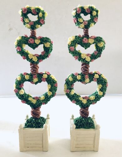 DEPT 56 Schneehasen blühende Frühlingsbäume 6er Set - Bild 3 von 7