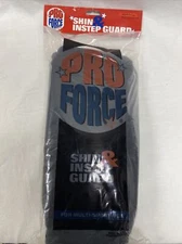 ProForce Cloth Shin Instep Guard Black MMA Karate Adult Size Large #84972