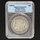 1888 O $1 VAM 4 Hot Lips TOP 100 Anacs Graded Morgan Silver Dollar Low Ball Coin
