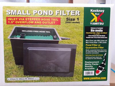 SMALL POND Black Box Koi Fischteich Basic Filtersystem - Kockney Koi/Yamitsu