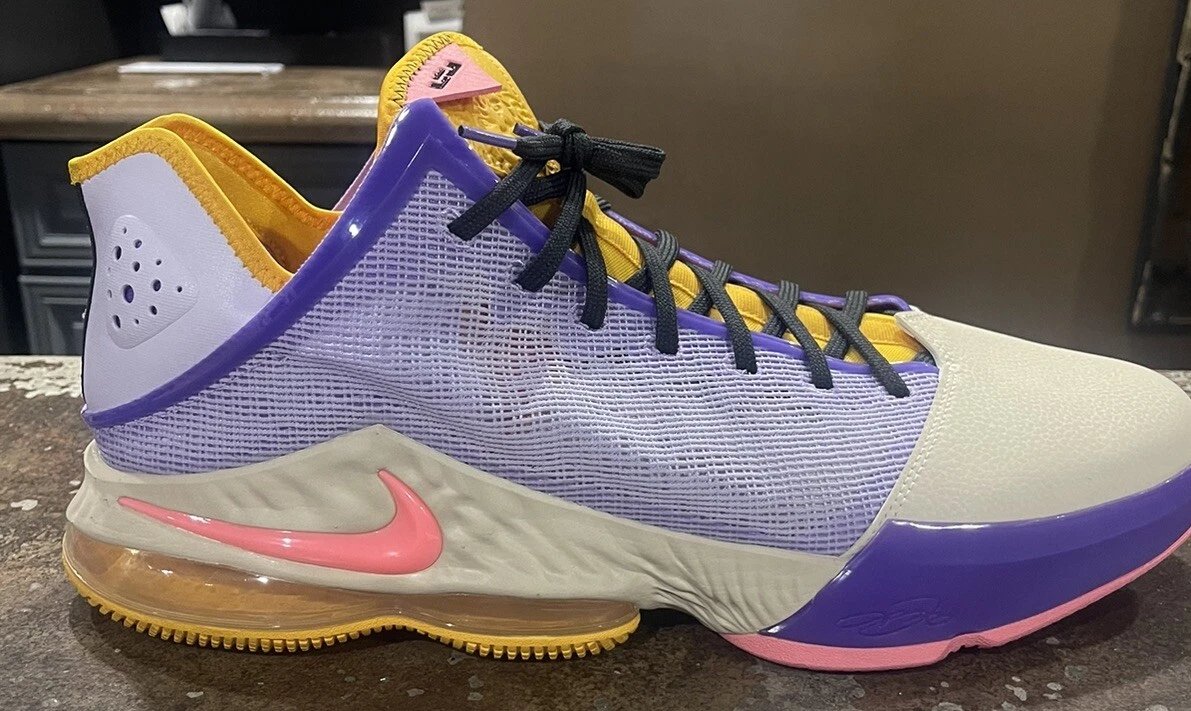 Nike Men s LeBron 19 Low Mismatch Basketball Shoes Size 18 eBay