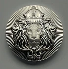 Scottsdale Mint 2 Troy Oz .999 Fine Silver Bullion Round Lion Stacker