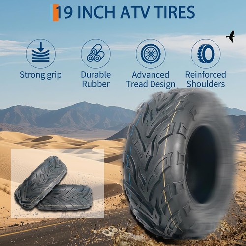 2pcs 19x7-8 ATV Tires,4PR All Terrain 19x7x8 Trail Sand ATV UTV Off-Road Tires - Picture 7 of 7
