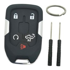 Smart Key Fob Shell Case Replacement Fits for 2019-2021 Chevy 5 Buttons C