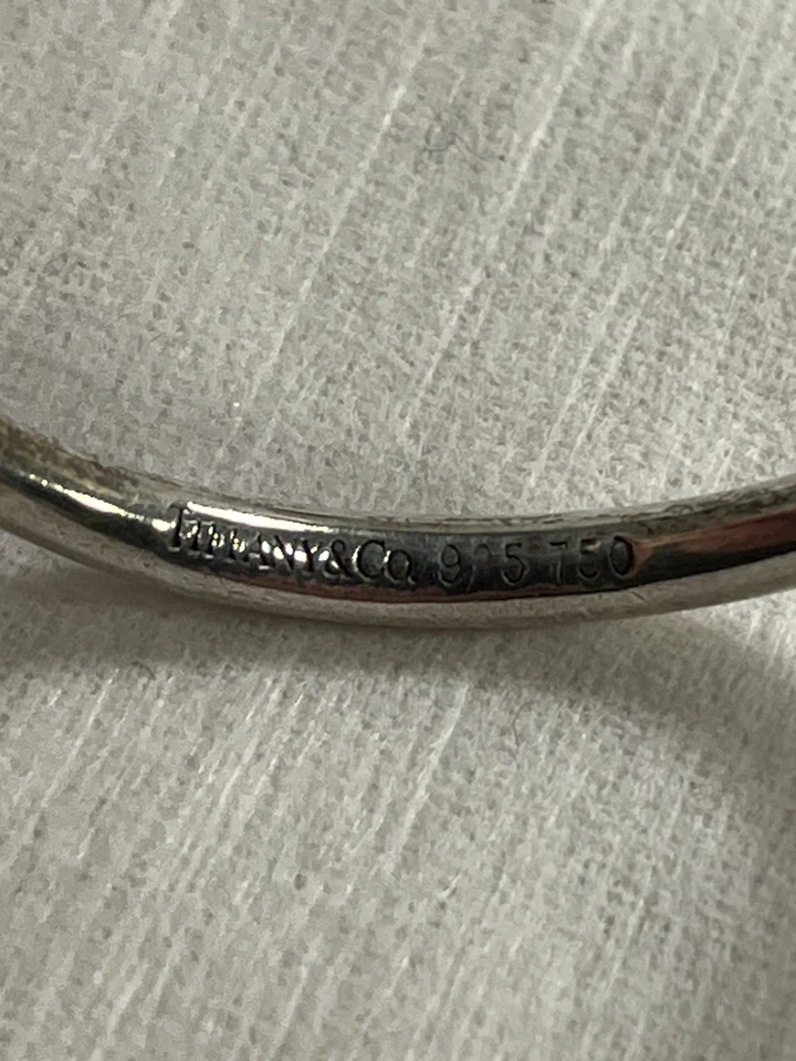 TIFFANY & CO STERLING SILVER 18K 750 YELLOW GOLD DOUBLE COIL 4mm CUFF BRACELET - Image 4 of 4