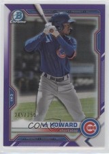 2021 Bowman Draft Chrome Purple Refractor 245/250 Ed Howard #BDC-198 0hw6