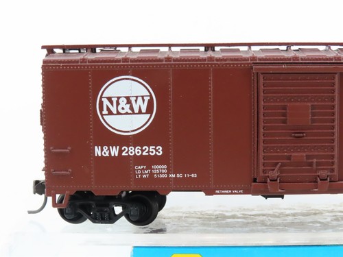 HO Scale Athearn Bev-Bel 451-1 N&W Norfolk & Western 40' Box Car #286253 - Bild 2 von 11