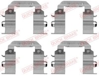 1X Quick Brake 109-1782 ZubehöRsatz Scheibenbremsbelag FüR Hyundai