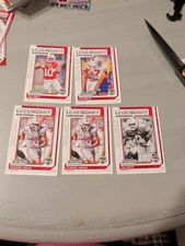 2025 Panini NIL OSU Legendary Contenders 5 CardLot Judkins, Carter, Ginn, Smith 