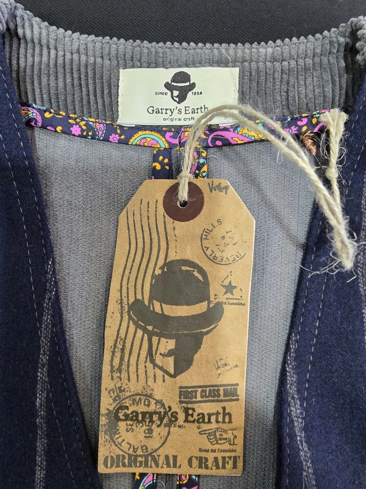 Garry's Earth Vest Handcrafted Made In Italy Size M Cod.21 image 8