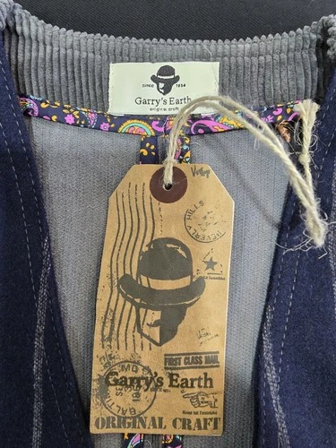 Garry's Earth Vest Handcrafted Made In Italy Size M Cod.21 image 8