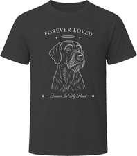 German Wirehaired Pointer Forever Loved Dog Memorial T Shirt