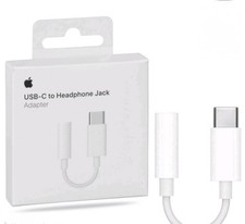 Apple USB-C to 3.5mm Headphone Jack Adapter, White - MU7E2ZMA