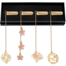 Metal Flower Bookmark Set Gift For Women Mother Day Graduation Teacher