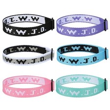 6PCS WWJD Christian Bracelet for Women Men, Christian Jesus Gifts Adjustable ...