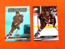 2024-25 Upper Deck PWHL Dazzlers Blue DZ-1 Laura Stacey MTL Victoire + card #26