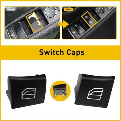 Driver Window Switch Repair Button Caps For Mercedes ML GL R W164 W251 X164 EAW