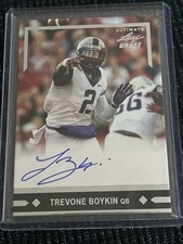 2016 Ultimate Leaf Draft Trevone Boykin Auto Rookie #GLR-TB2