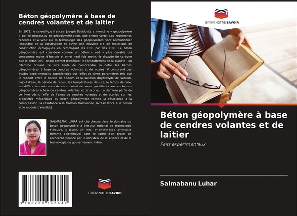 Salmabanu Luhar | BéTon GéOpolymèRe à Base De Cendres Volantes Et De Laitier-image