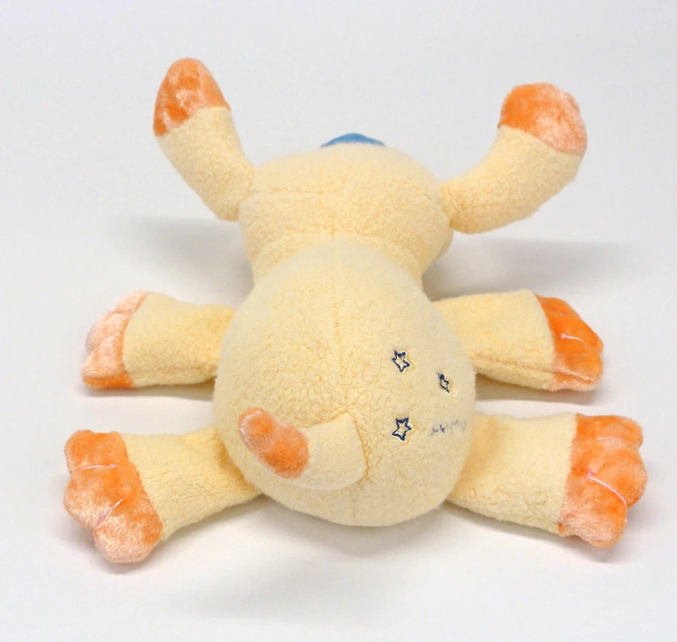 Carters Emu Namae Amarillo Cachorro Perro Peluche Sonajero Lovey Lengua Fuera De Colección 2000 Foto 4 de 4