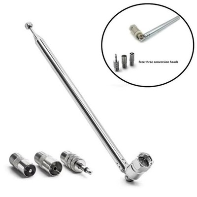 1set Telescopic DAB FM Radio Aerial Adapter HiFi AV Receiver Mini System Aerial 