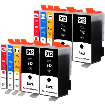 Patronen für HP 912 XL OfficeJet Pro 8012 8014 8015 8017 8020 8022 8023 New CHIP