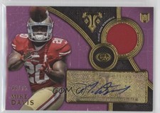 2015 Topps Triple Threads Rookie Relics Purple 44/75 Mike Davis Auto 8p3