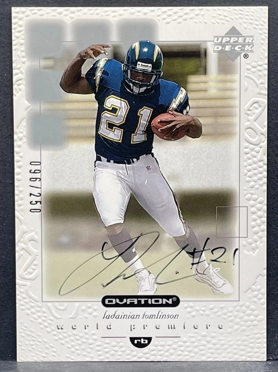 LaDainian Tomlinson Football Autographed Sports Trading Cards for