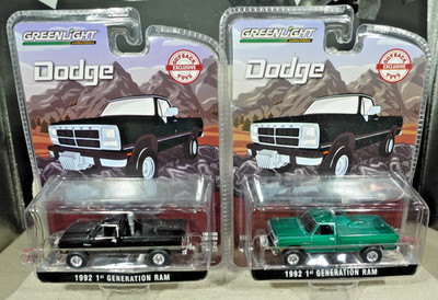 Greenlight 1992 1st Generation RAM Regular CHASE 1/64