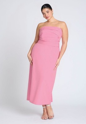 Eloquii New Dress Women 20 Pleated Bodice Bow Detail Dress | eBay Eloquii New Dress Women 20 Pleated Bodice Bow Detail Dress | eBay