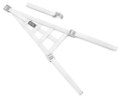 Sideways RC Scale Drift Triangle Window Net (White) [SDW-TRIWNEW-WY]