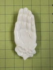 Avon Hand, Milk Glass Trinket Dish, Soap Dish, Vintage, VGC