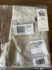 Polo Basic Sand Straight Fit Chino Shorts 4/4T with elastic waste inside