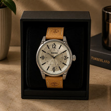 Timberland Herrenuhr 40mm Edelstahl silber Zi...