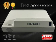 REFURBISHED Hitachi CP-AX2503 3LCD Projector UST 4K 2700 Lumens 16W Speakers ✅