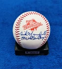 Mike Marshall Dodgers 1988 World Series Signed Baseball PSA