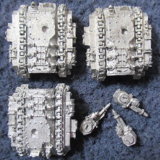 E 2004 Epic Imperial Guard Chimera x3 Citadel Space Marine 6mm 40K Warhammer APC