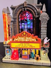 Lemax Spooky Town Fright Night Cinema-Mint Co...