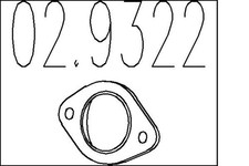Dichtung Abgasrohr MTS 02.9322 für HYUNDAI i10 1 PA LPG KIA PICANTO SA SAAB 9000
