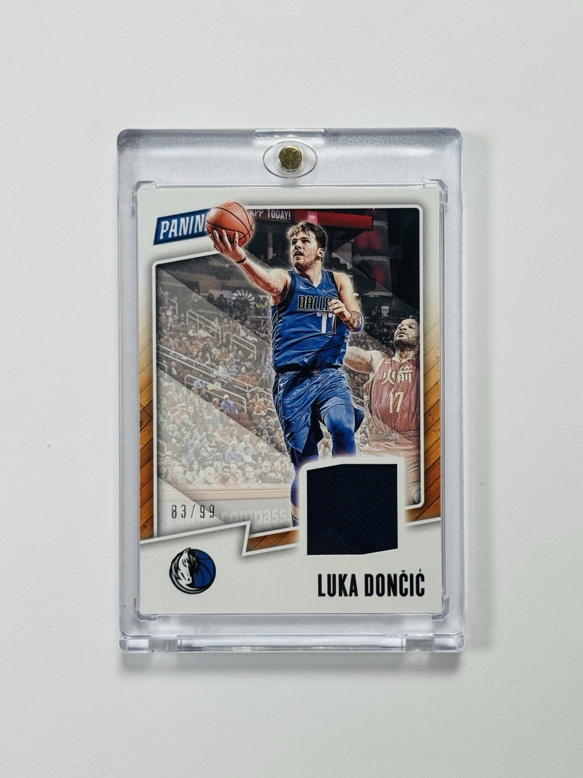 2018-19 PANINI FATHERS DAY LUKA DONCIC #LD ROOKIE PLAYER WORN PATCH /99