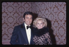 Mike Connors with gorgeous blonde Rare Candid 1970's Original 35mm Transparency