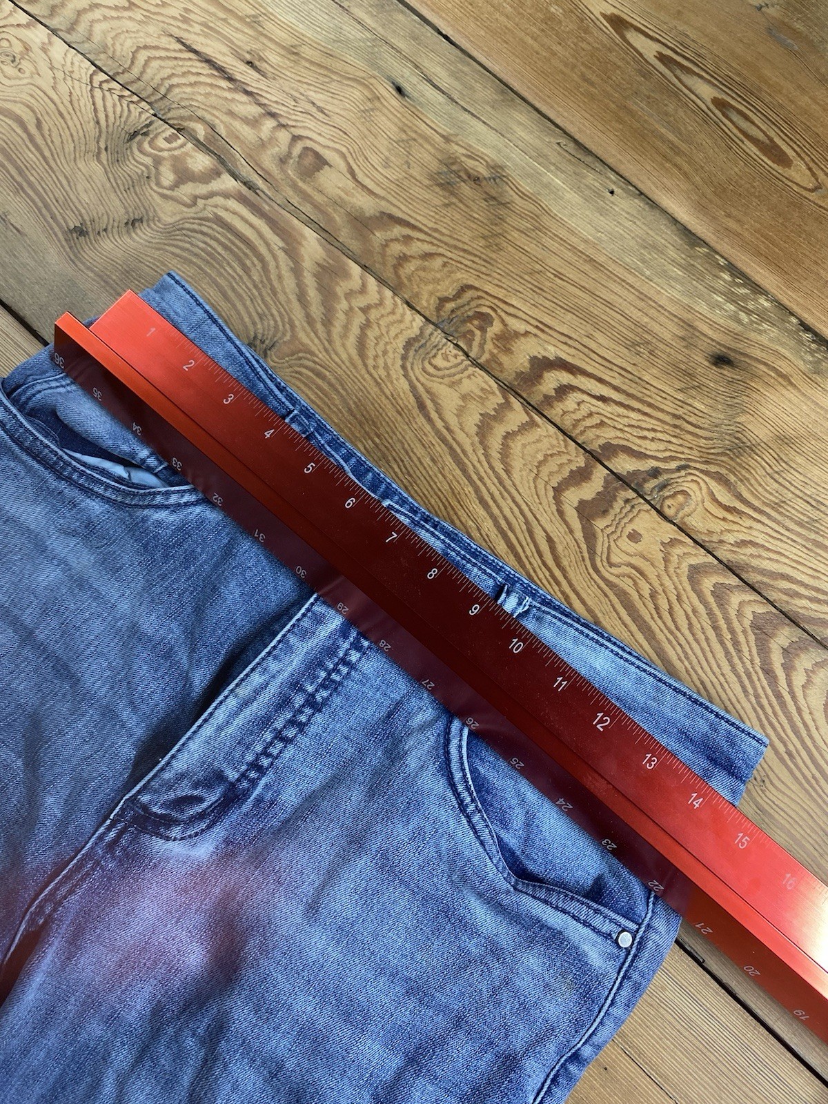 French Dressing Patchwork Jeans Suzann 29x28 Stra… - image 7