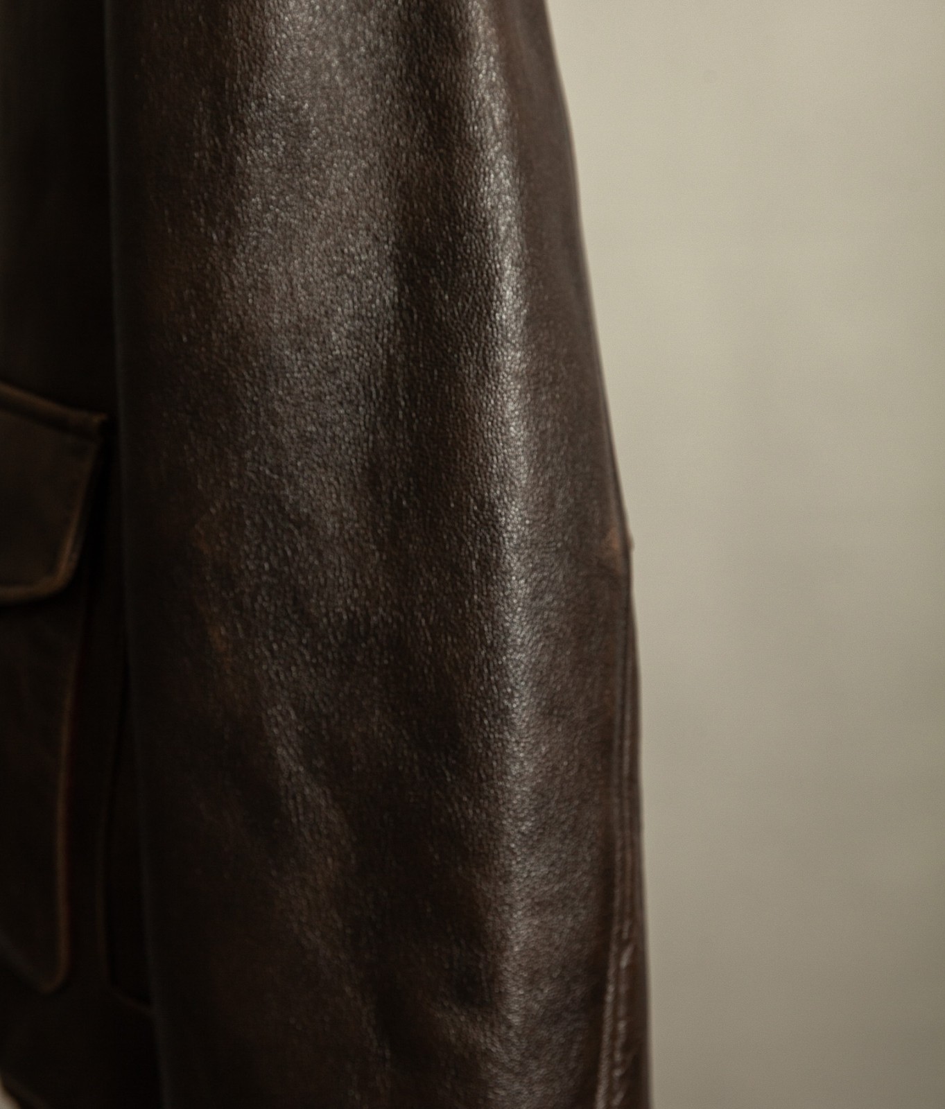 Vintage Avirex A2 Brown Leather Flight Jacket 3XL image 9