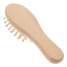 Mini Wooden Hair Comb Anti-static Massage Brush Cushion Scalp Care