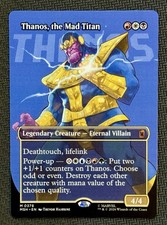 Thanos, the Mad Titan [Borderless] #376 Prices | Magic Marvel