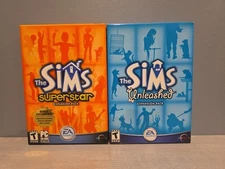 Sims Expansion Pack Lot PC 2002 Unleashed And Superstar