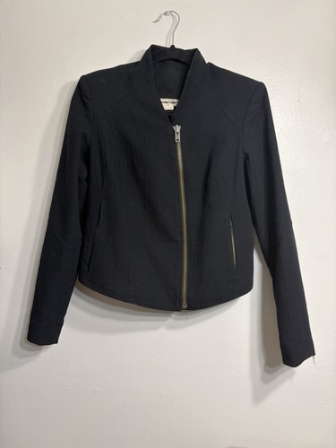 Helmut Lang, Giacca donna vintage Helmut Lang asimmetrica zip militare crop taglia S