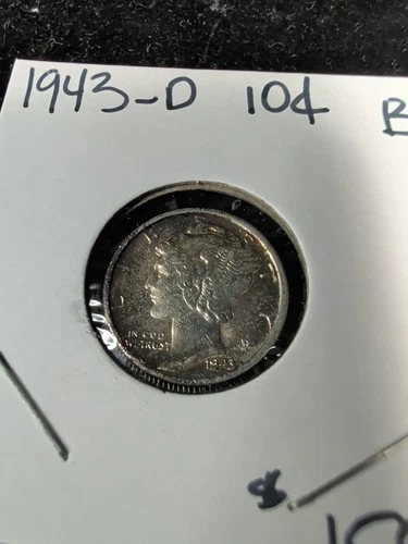 1943-D 10C Mercury Dime Uncirculated